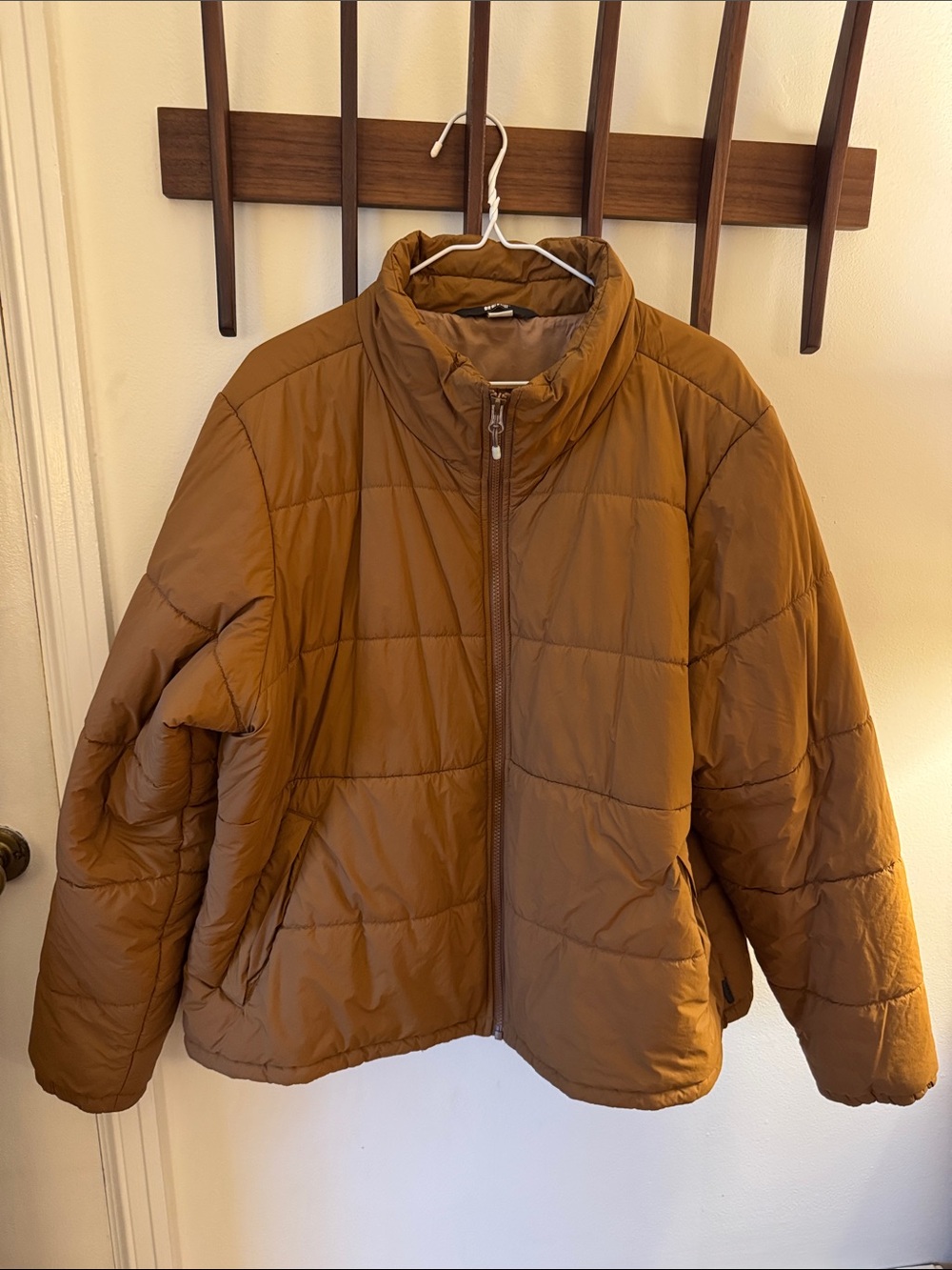 Everyday Quilted Puffer Jacket - Brown